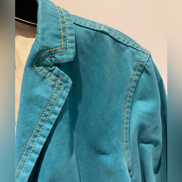GAP Women's Teal Jacket - Picture 6 of 7